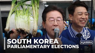 South Korea Elections 2024 President Yoon Suk Yeol faces challenge [upl. by Atnahsa]