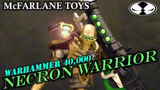 NECRON WARRIOR Review  McFarlane Toys Warhammer 40K Action Figure [upl. by Eylk302]