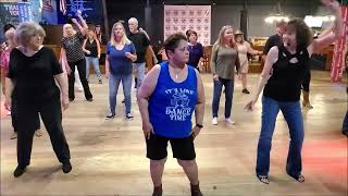 Brokenhearted Line Dance By Dan Albro Lesson With Terri At Renegades On 4 28 22 [upl. by Garvey]