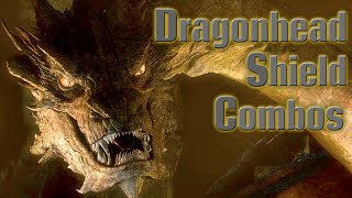 Souls Tech  Dragonhead Shield Combos [upl. by Refinneg]