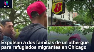 “Nos sacaron con niños” expulsan a dos familias de un albergue para refugiados migrantes en Chicago [upl. by Devy354]