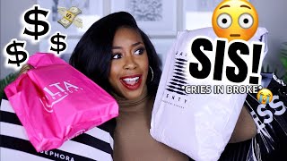 LAST EPIC HAUL OF 2019  DRUGSTORE SEPHORA ULTA EXPRESS SAVAGE X FENTY  MORE  Andrea Renee [upl. by Noirod]