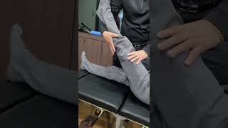 카이로프랙틱 교육 무릎 교정 Chiropractic knee joint adjustment 카이로프랙틱코리아 카이로프랙틱교육 도수치료교육Shorts [upl. by Frum]