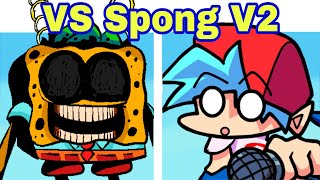 Friday Night Funkin’ VS Spong V2 Update FULL WEEK FNF Mod [upl. by Rowland]