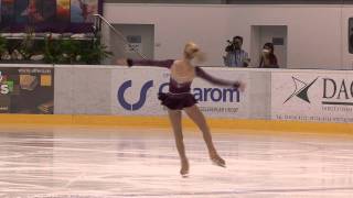 2 Alexandra KAMIENIECKI POL  ISU JGP Brasov Cup 2011 Junior Ladies Short Program [upl. by Docia]