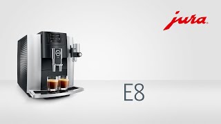 JURA E8  Fully automatic coffee machine [upl. by Kendall589]