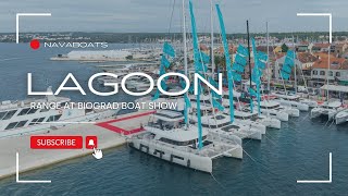 LAGOON CATAMARANS AT BIOGRAD BOAT SHOW [upl. by Esinyl]