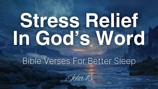 Stress Relief With Bible Verses  Bedtime Scripture Meditation  John 15 [upl. by Chen448]