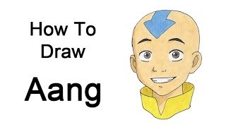 How to Draw Aang from Avatar [upl. by Echo]