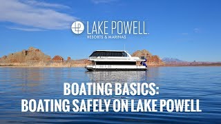 Boating Safely on Lake Powell [upl. by Llerrot601]