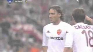 Punizione di Francesco Totti in MilanRoma [upl. by Darken247]