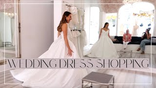 TRYING ON WEDDING DRESSES FOR THE FIRST TIME ✨  Suzie Bonaldi [upl. by Neltiac]