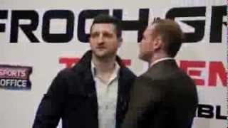 CARL FROCH v GEORGE GROVES 2  THE REMATCH  HEAD TO HEAD  FIRST PRESS CONFERENCE [upl. by Ylrae738]