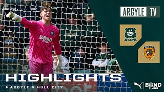 Plymouth Argyle v Hull City highlights [upl. by Ahsenar]