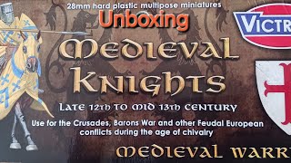 Unboxing the new Victrix Medieval Knights [upl. by Yadrahs]