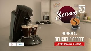 Discover Senseo Original XL the Nr1 sold coffee machine with XL water tank  Black  Philips [upl. by Elnore]