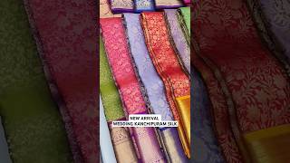 Wedding Sarees‼️NEW KANJIPURAM SAREES❣️Welcome all😍 [upl. by Ellebanna]