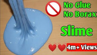 How To Make Slime Without Glue Or Borax l How To Make Slime With Flour and Sugar l DIY No Glue Slime [upl. by Cristian284]