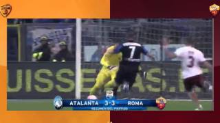 Atalanta 33 AS Roma Goles y Resumen Serie A 2016 [upl. by Nyret]