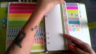 FILOFAX A5 Saffiano Pear  Clipboard  Washi Tape  Sticky Notes [upl. by Leaper939]