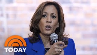 Kamala Harris gains ground in national polling ahead of 2024 DNC [upl. by Whall]