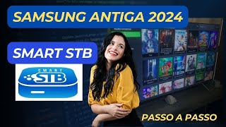 PASSO A PASSO INSTALE SMART STB NA SAMSUNG ANTIGA SERIE J 2024 [upl. by Edrahs]