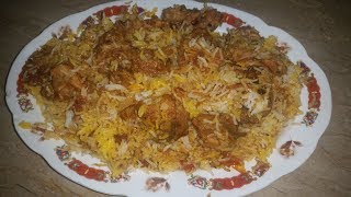 Hyderabadi Biryaniحیدرآبادی بریانیHyderabadi Chicken Biryani RecipeHow to make Hyderabadi Biryani [upl. by Notanhoj]