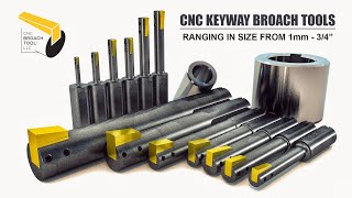 CNC Broach Tools™ Indexable Broaching System for cutting Keyways amp Splines in your CNC Machine [upl. by Esinehc55]