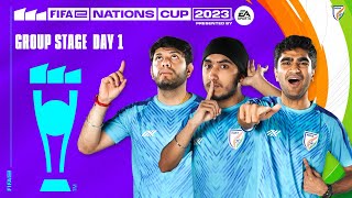 FIFAe Nations Cup 2023 India  Group Stage  Day 1 [upl. by Poler804]