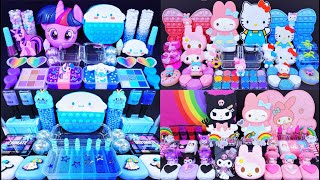 1Hour videoMy best KittyCinnamorollMy MelodyKuromi Video 🌈ASMR🌈 satisfying 슬라임 171 [upl. by Matt]