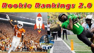 Fantasy Football Rookie Rankings 2024 Top 26 Prospects fantasyfootballdynasty fantasyfootball [upl. by Atik]