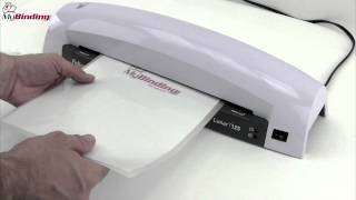 Fellowes Lunar 125 12Inch Personal Pouch Laminator Demo [upl. by Assyn62]