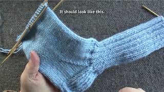 How to Knit Socks the Finnish Grandma Way  Part III [upl. by Sessilu]