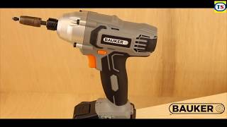 Bauker 18V LiIon Cordless Impact Driver 2 x 15Ah  35026 [upl. by Neiht989]