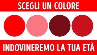 Test sui colori che può rilveare la tua età mentale Age [upl. by Lorelie]