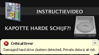 Harde schijf repareren Instructie video [upl. by Renckens913]