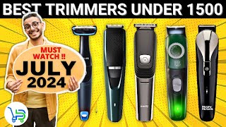 Best Trimmer For men 2024 in India  Best Trimmer Under 1500  Best Trimmer For men 2024 [upl. by Ardnuassak259]