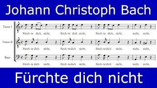 Johann Christoph Bach  Fürchte dich nicht motet for 5 voices [upl. by Nasas964]