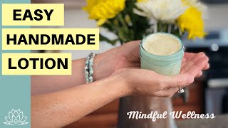 BEST Moisturizer DIY Lotion Recipe Natural Ingredients  Natural Minimalist  Mindful Wellness [upl. by Osswald]