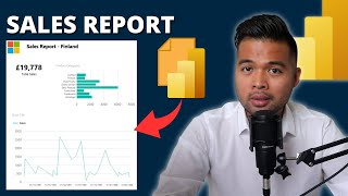 Create a BASIC SALES REPORT with PAGINATED REPORTS in Power BI  A Step by Step Guide [upl. by Laynad]