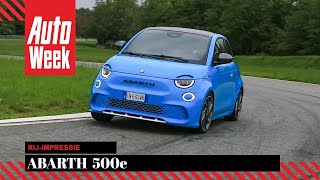 Abarth 500e  AutoWeek review [upl. by Channing]