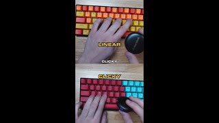 Clicky Vs Linear Switches keyboard asmr gaming pc clicky satisfying warzoneclips [upl. by Halverson]