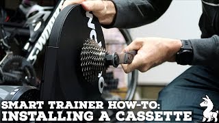 Installing a Cassette on a Direct Drive Smart Trainer  Kickr CORE [upl. by Hayouqes]