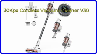 REVIEW 2024 30Kpa Cordless Vacuum Cleaner V30 ESSENTIAL details [upl. by Enyalaj]