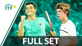 Andrey Rublev v Taylor Fritz  ITF Junior Masters Final 2015  Full Set [upl. by Aneelahs129]