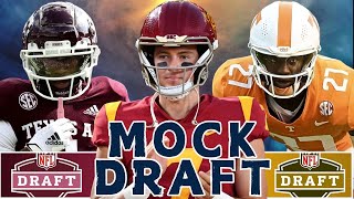 3 Round NFL Mock Draft  Giants snag there QB [upl. by Parker799]