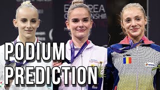 2023 European Championships Medal Podium Predictions [upl. by Normac]