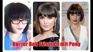 Kurzer Bob Frisuren mit Pony [upl. by Ajuna]