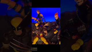 Xmen Wolverine Ghost Rider Hasbro x Mafex Team up l shorts [upl. by Ashelman]