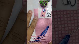 Aprende a realizar estas hermosas flores 🌼🪡tutorial creacionesyahi [upl. by Carissa]